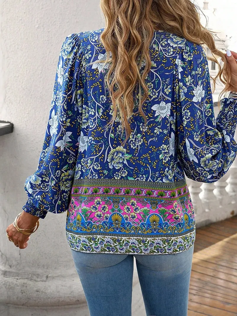 FLORA | Breezy Bohemian Floral Top