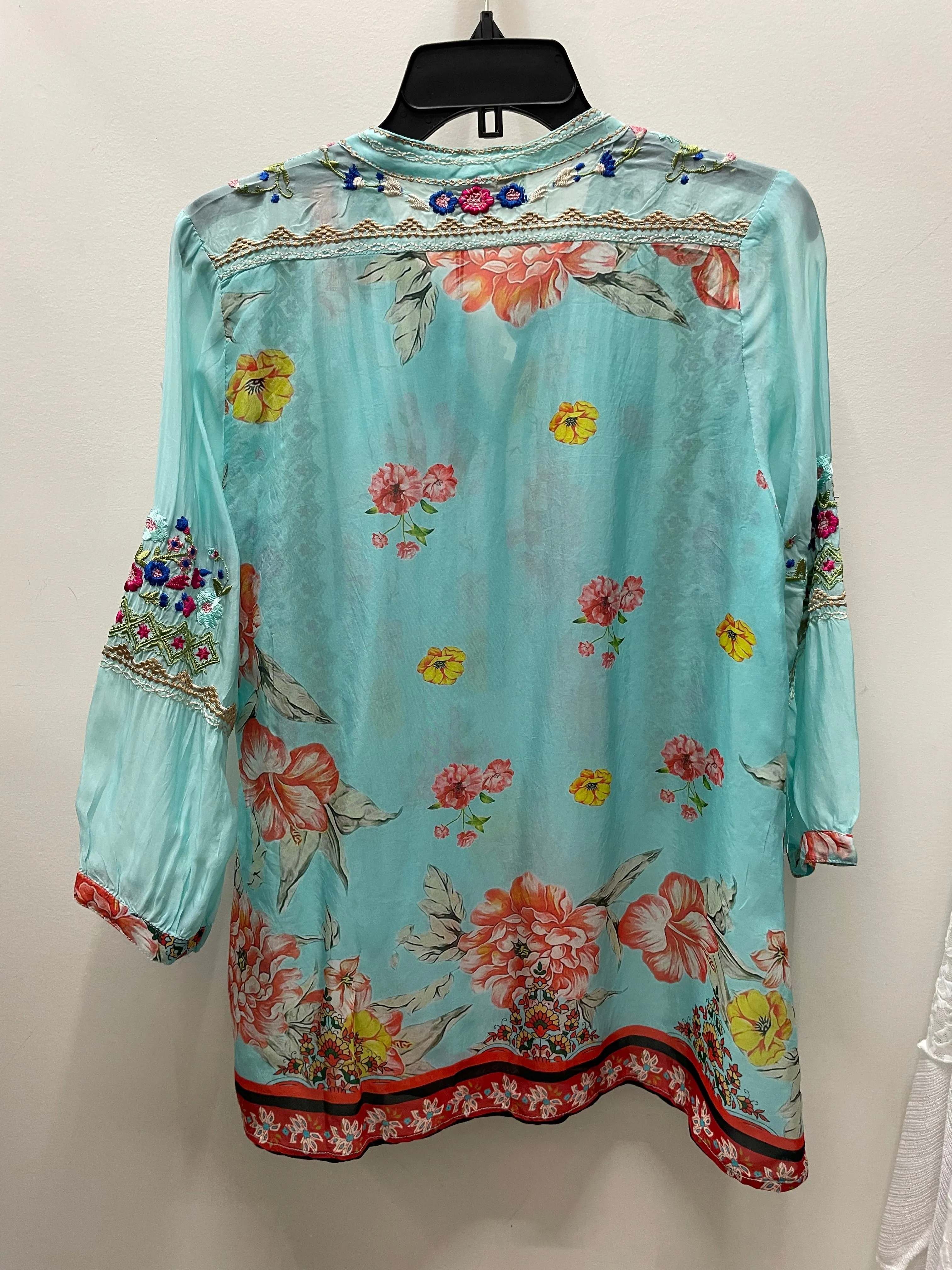 Floral Harmony Smocked Blouse by All About Her