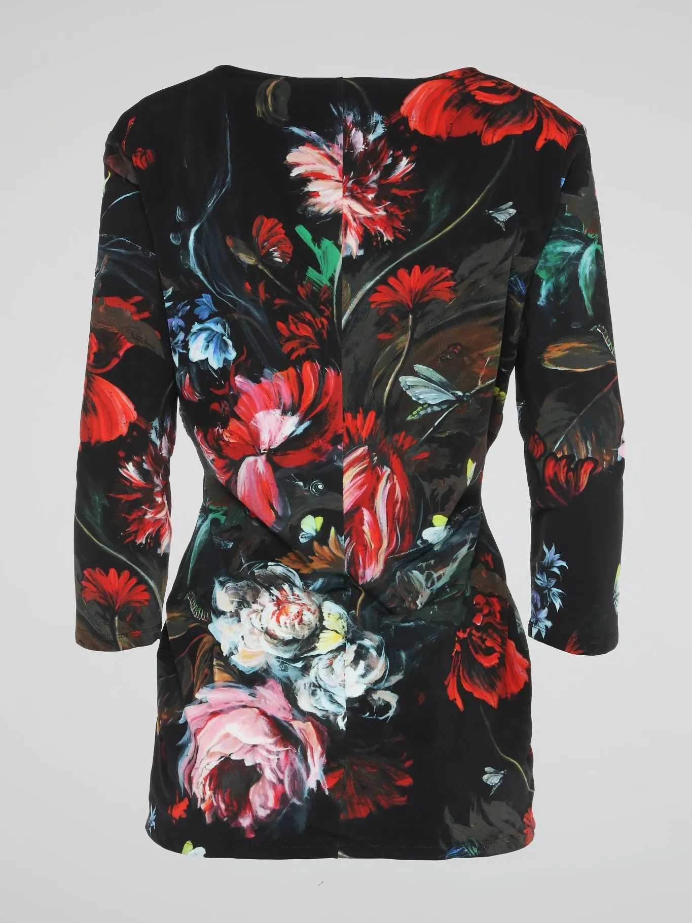 Floral Print V-Neck Top