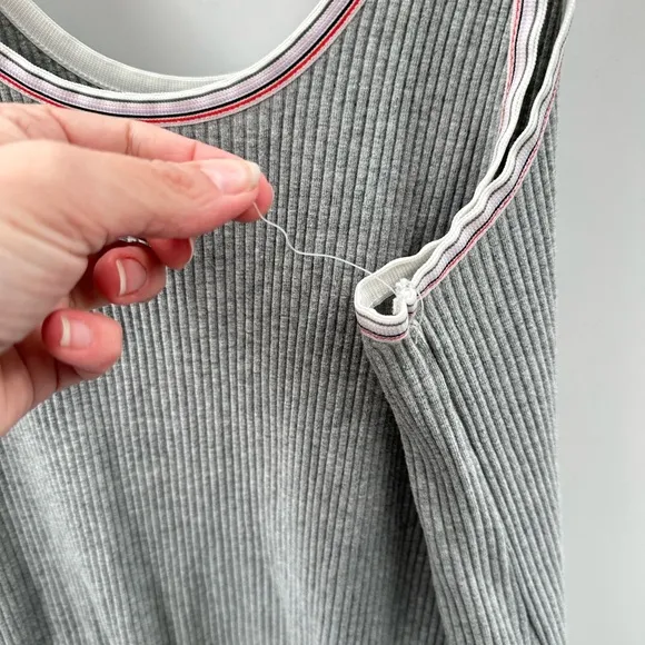 FREE PEOPLE MOVEMENT Red shot mini grey woman soft activewear casual onesie M