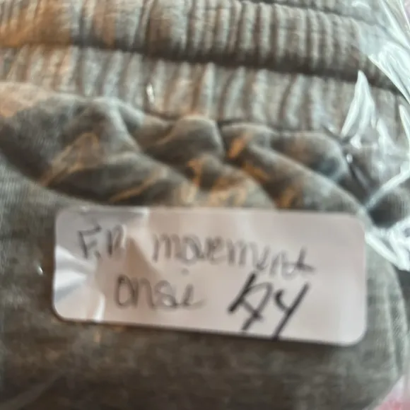 FREE PEOPLE MOVEMENT Red shot mini grey woman soft activewear casual onesie M