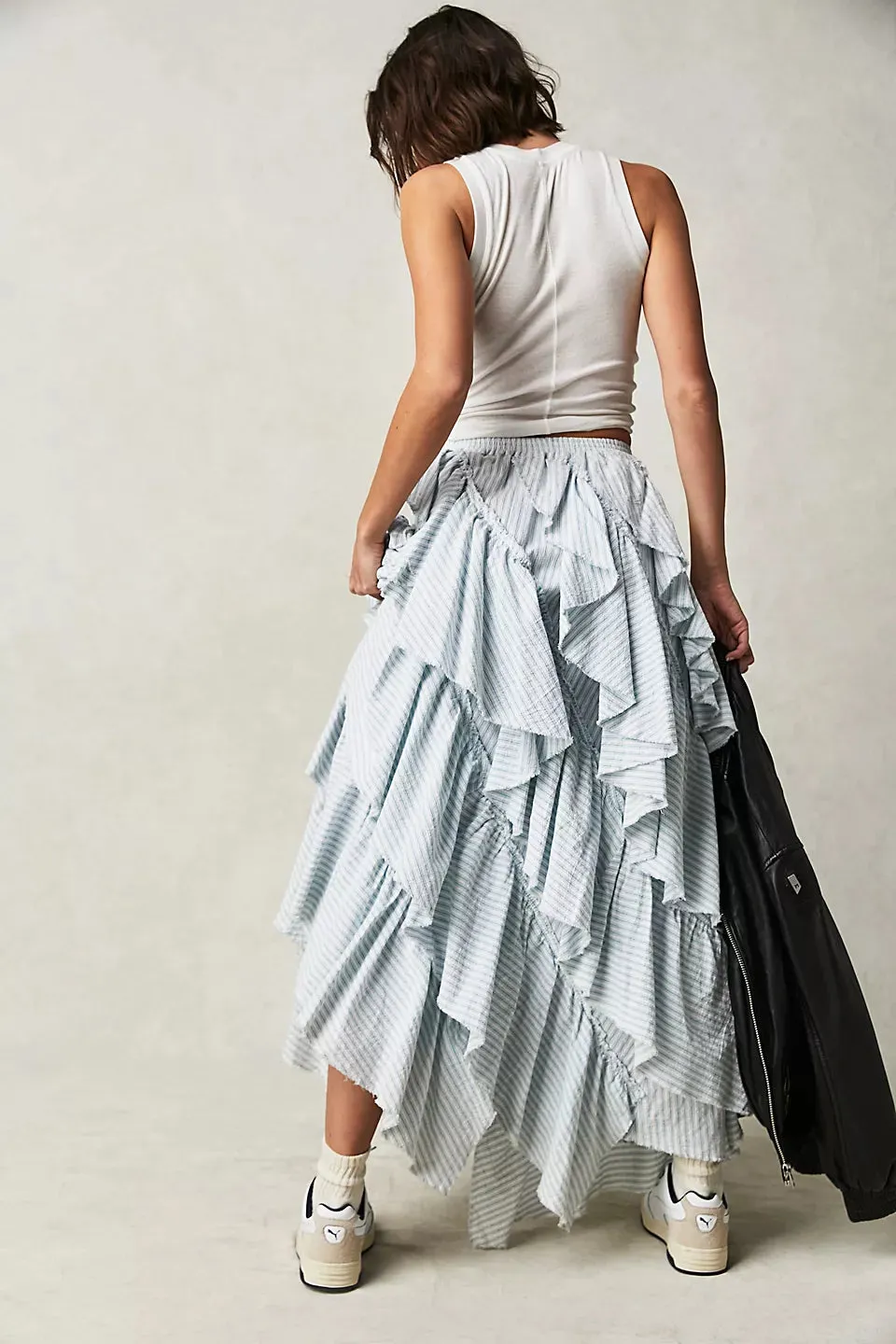 FREE PEOPLE Rock The Runway Maxi Skirt