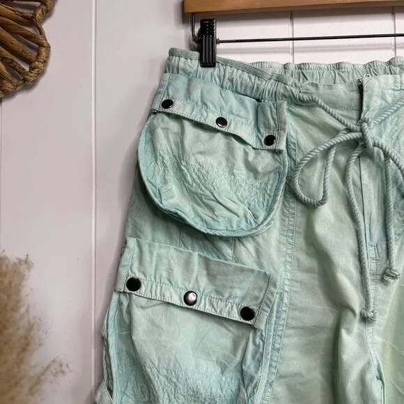 Free People shorts XS parachute utility gorpcore cargo baggy