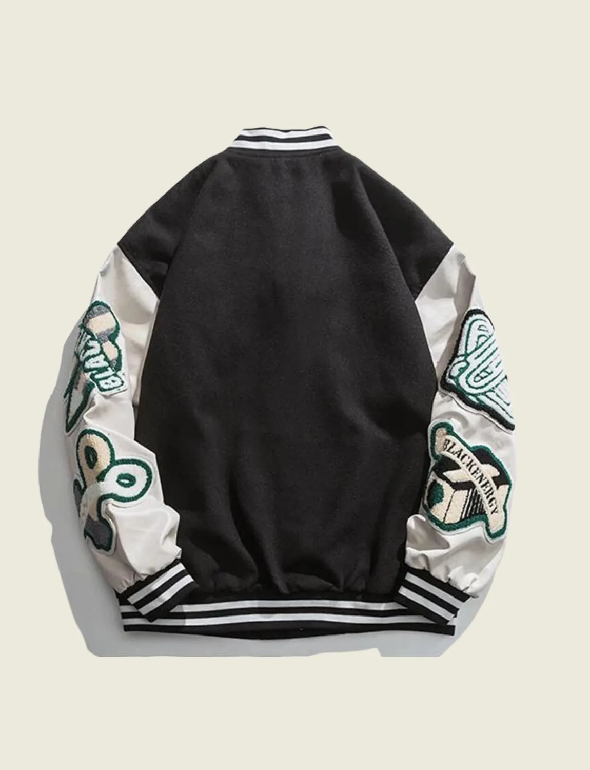 FSW® Men Retro Green Varsity Jacket
