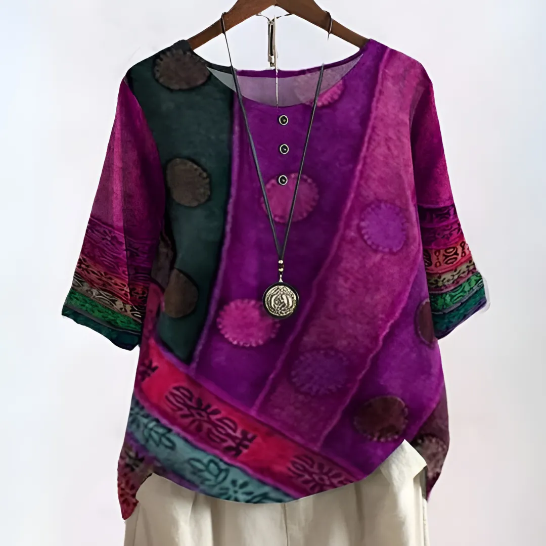 Gaia | Women’s Soft and Flattering Bohemian Blouse