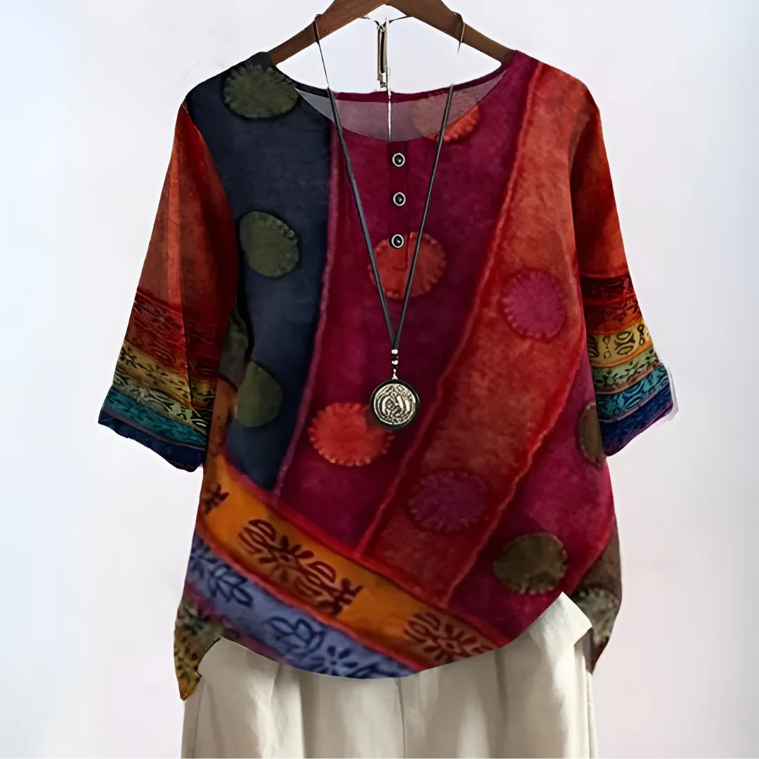 Gaia | Women’s Soft and Flattering Bohemian Blouse