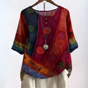 Gaia | Women’s Soft and Flattering Bohemian Blouse