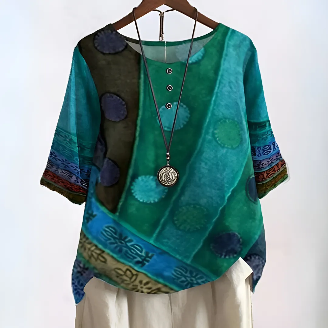 Gaia | Women’s Soft and Flattering Bohemian Blouse
