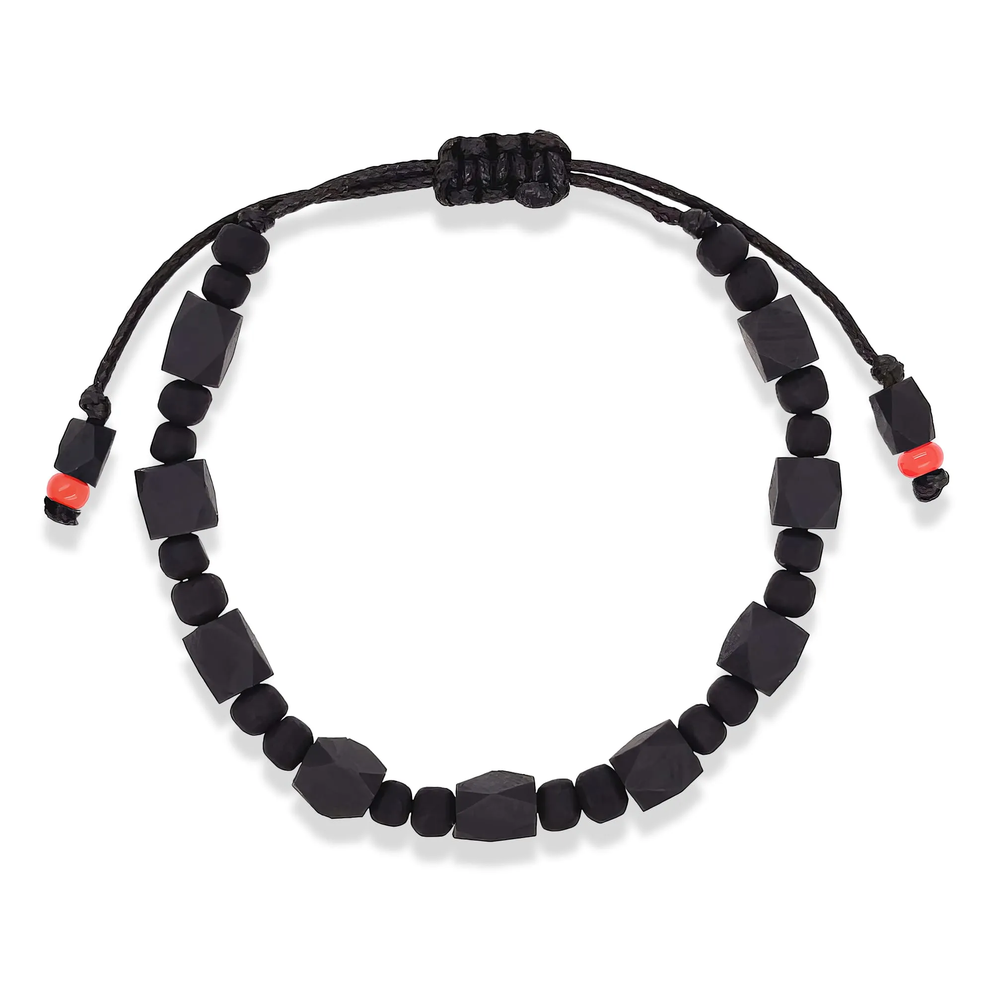 Genuine Azabache Bracelet Unisex Men and Women Adjustable black rope