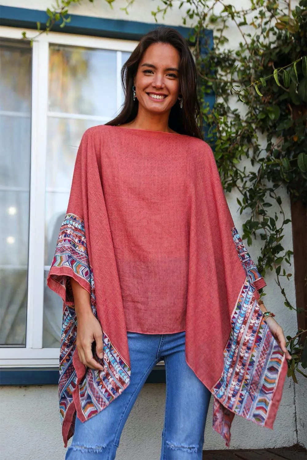 Geometric Embroidered Tunic - 7 colors