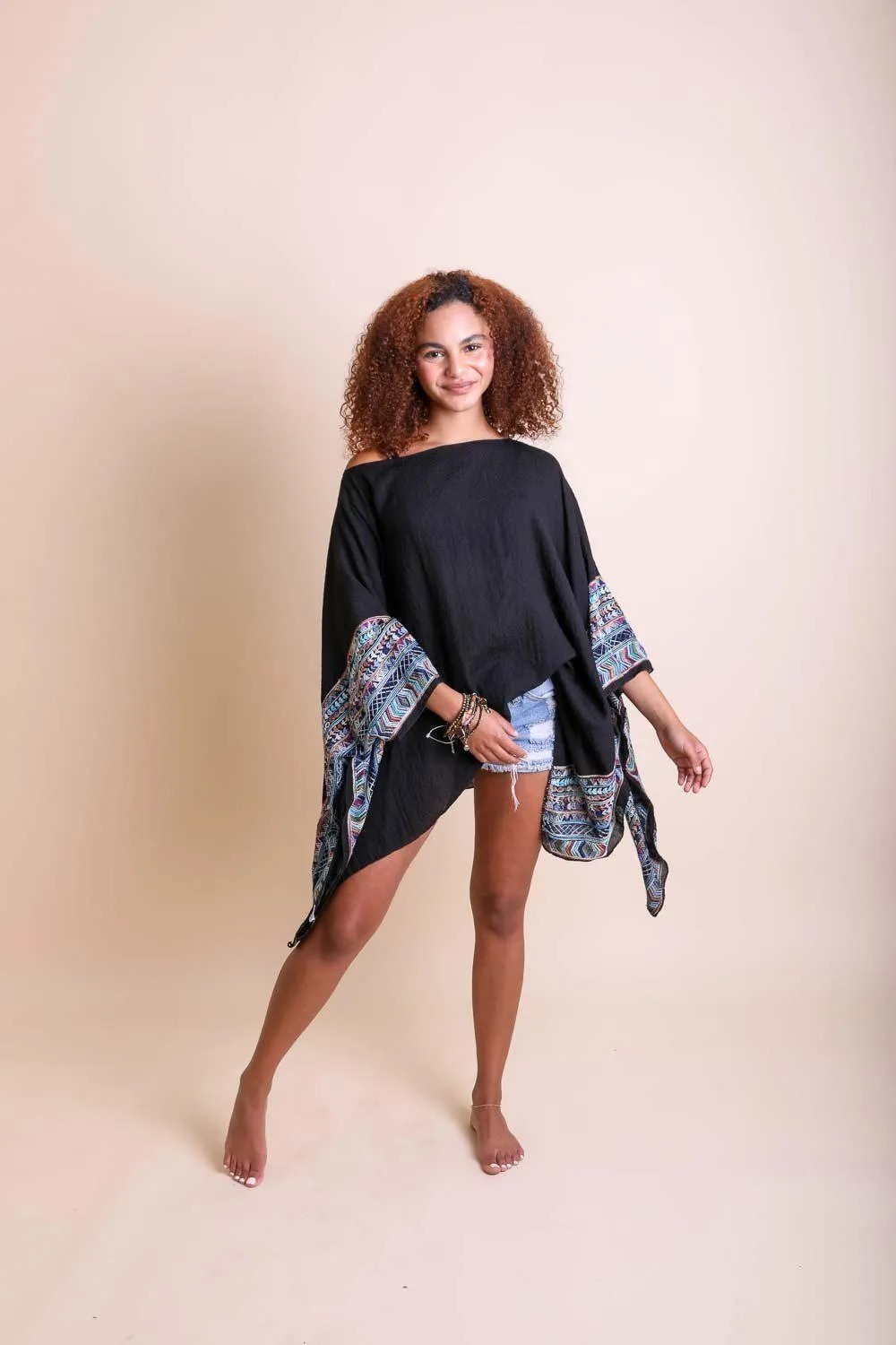 Geometric Embroidered Tunic - 7 colors