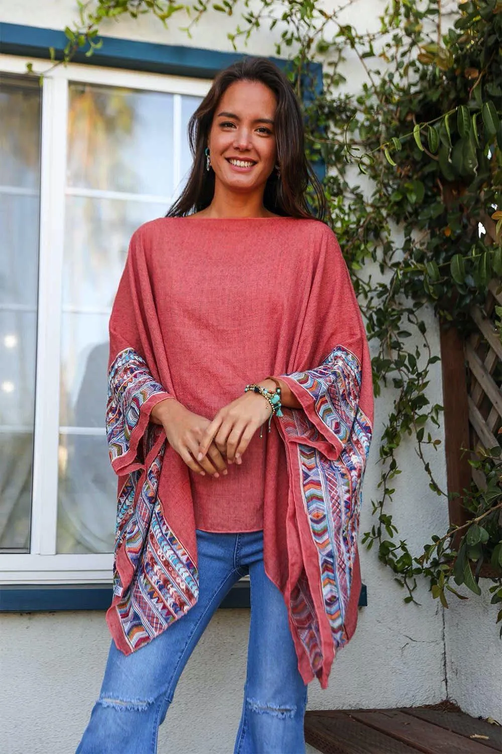 Geometric Embroidered Tunic - 7 colors