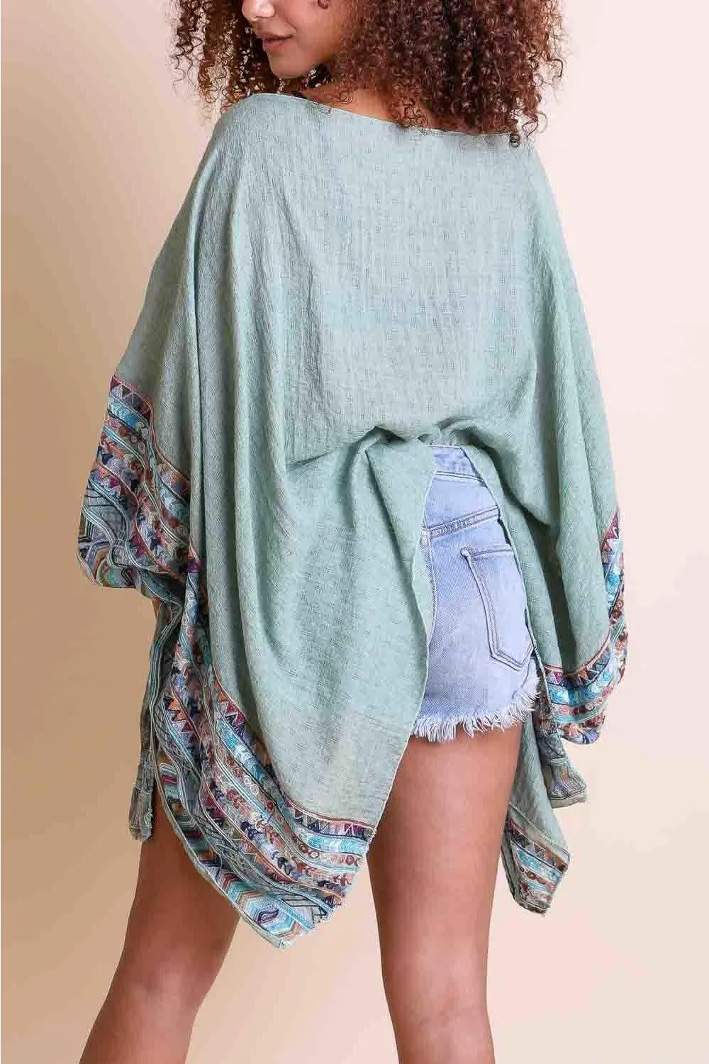 Geometric Embroidered Tunic - 7 colors
