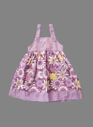 GIRL SIZE 3 YEARS - PENELOPE MACK, Floral Apron Summer Dress EUC B4