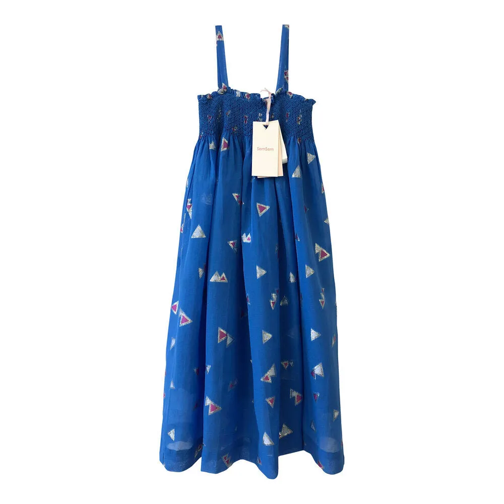 Girls Jamila Long Dress - Palace Blue