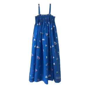 Girls Jamila Long Dress - Palace Blue