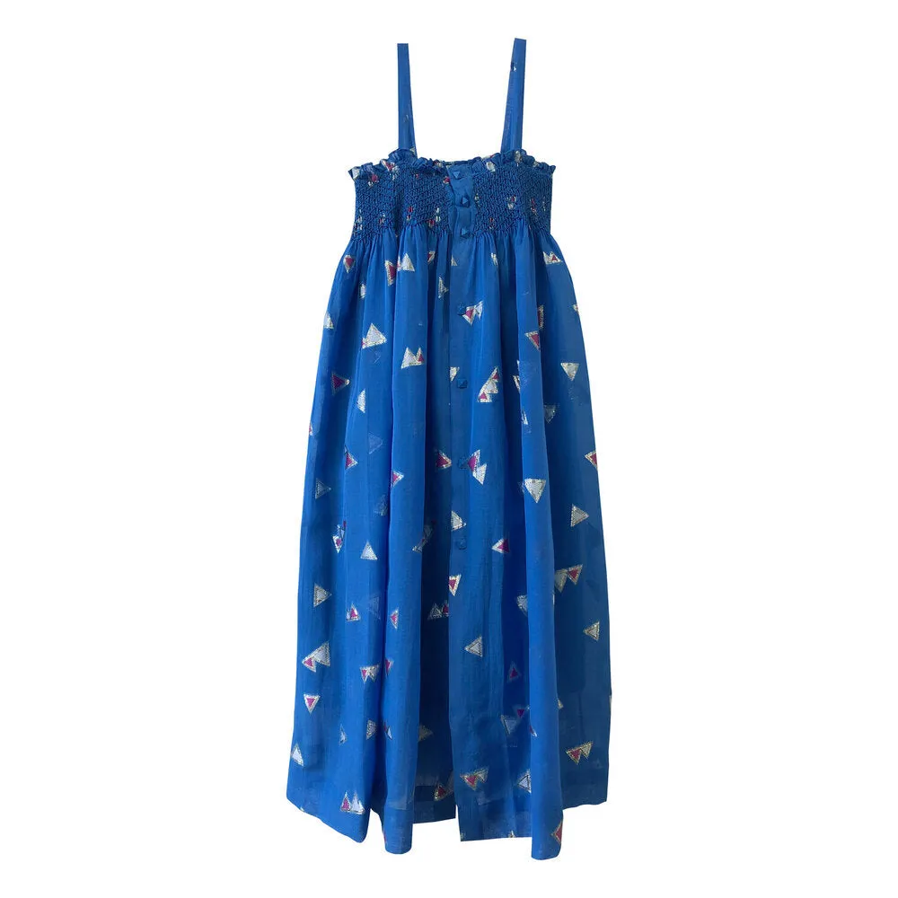 Girls Jamila Long Dress - Palace Blue