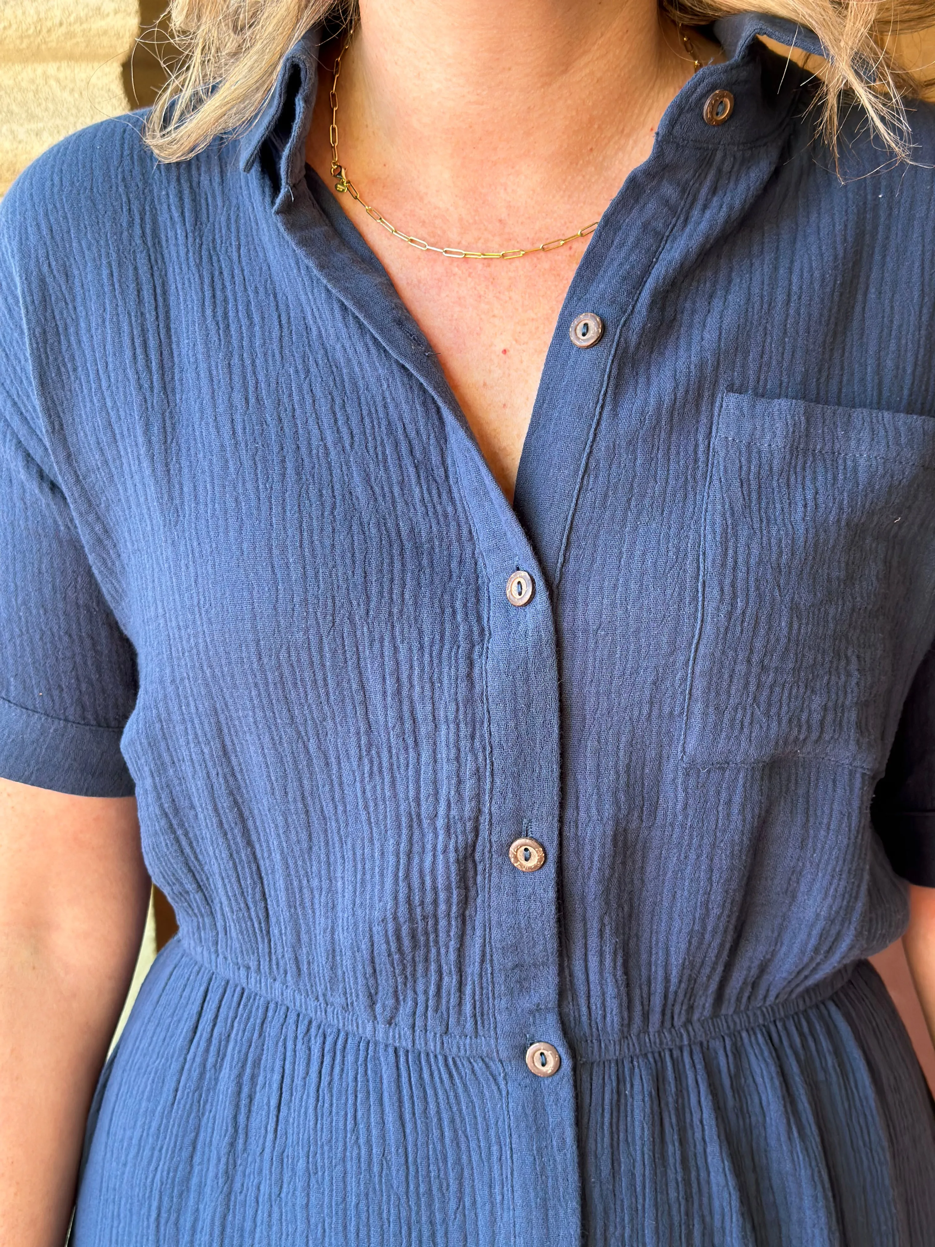 Going Places Shirt Dress
