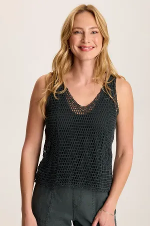 Grazie Crochet Layer Tank