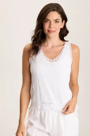 Grazie Crochet Layer Tank