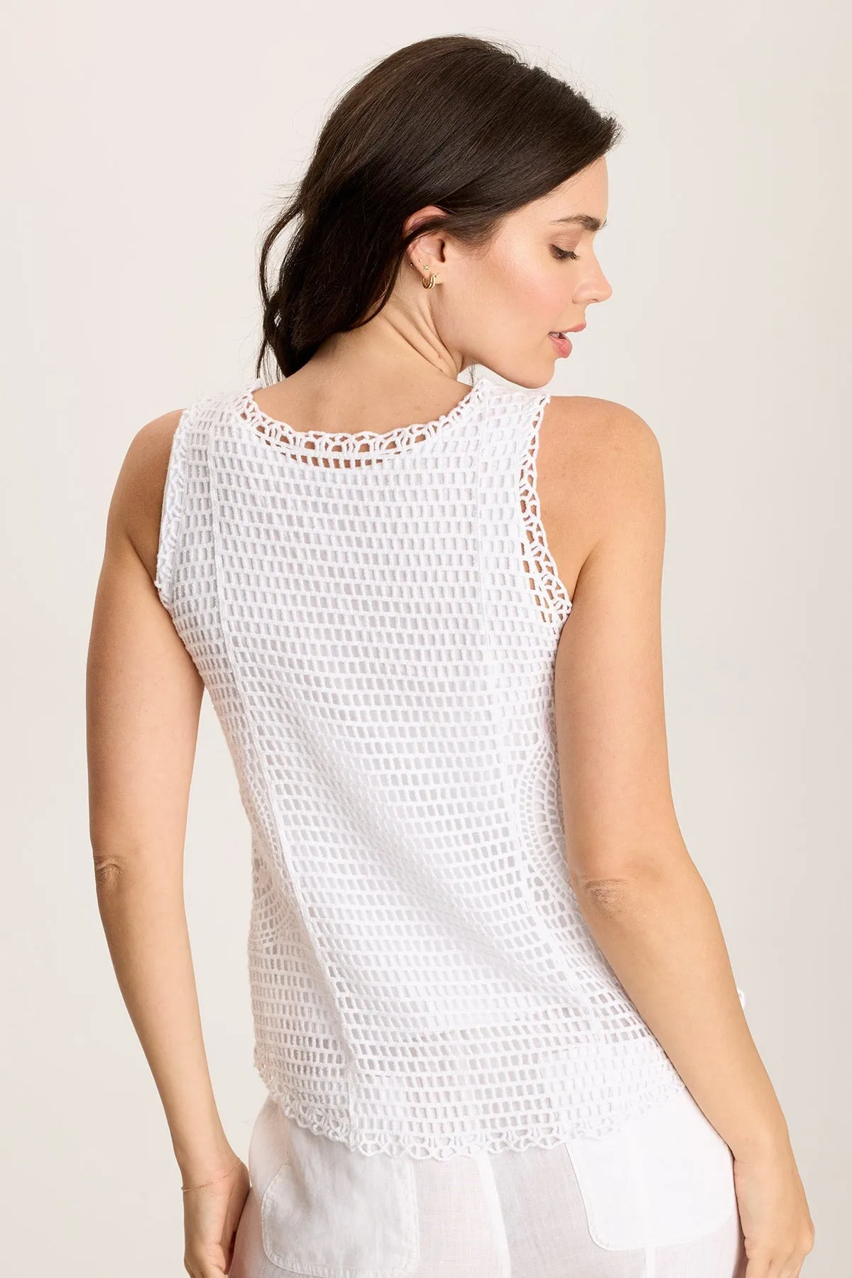 Grazie Crochet Layer Tank
