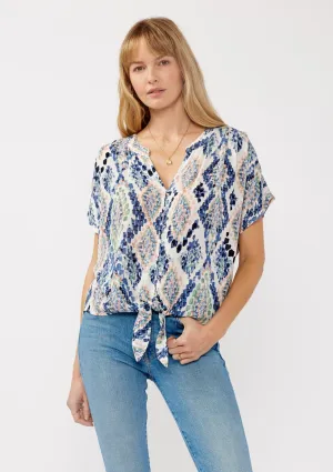 Great Escape Tie Front Top