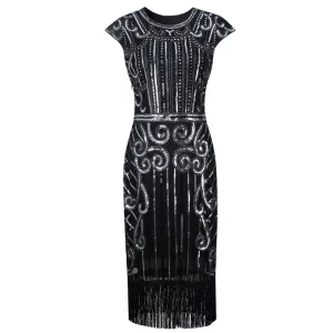 Great Gatsby Dresses Sequin Beaded Fancy Dress 20's Themed Party|JaosWish