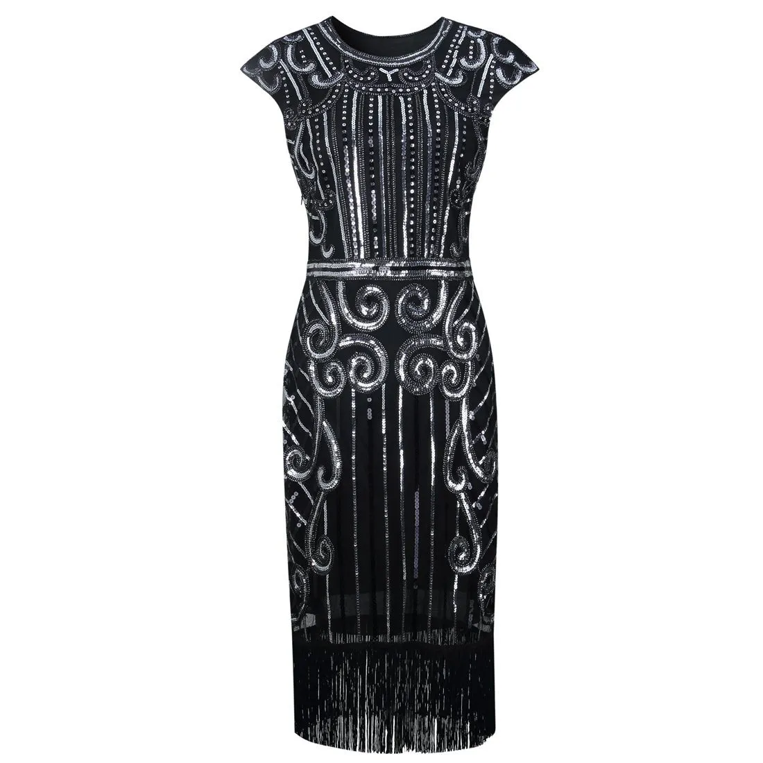 Great Gatsby Dresses Sequin Beaded Fancy Dress 20's Themed Party|JaosWish
