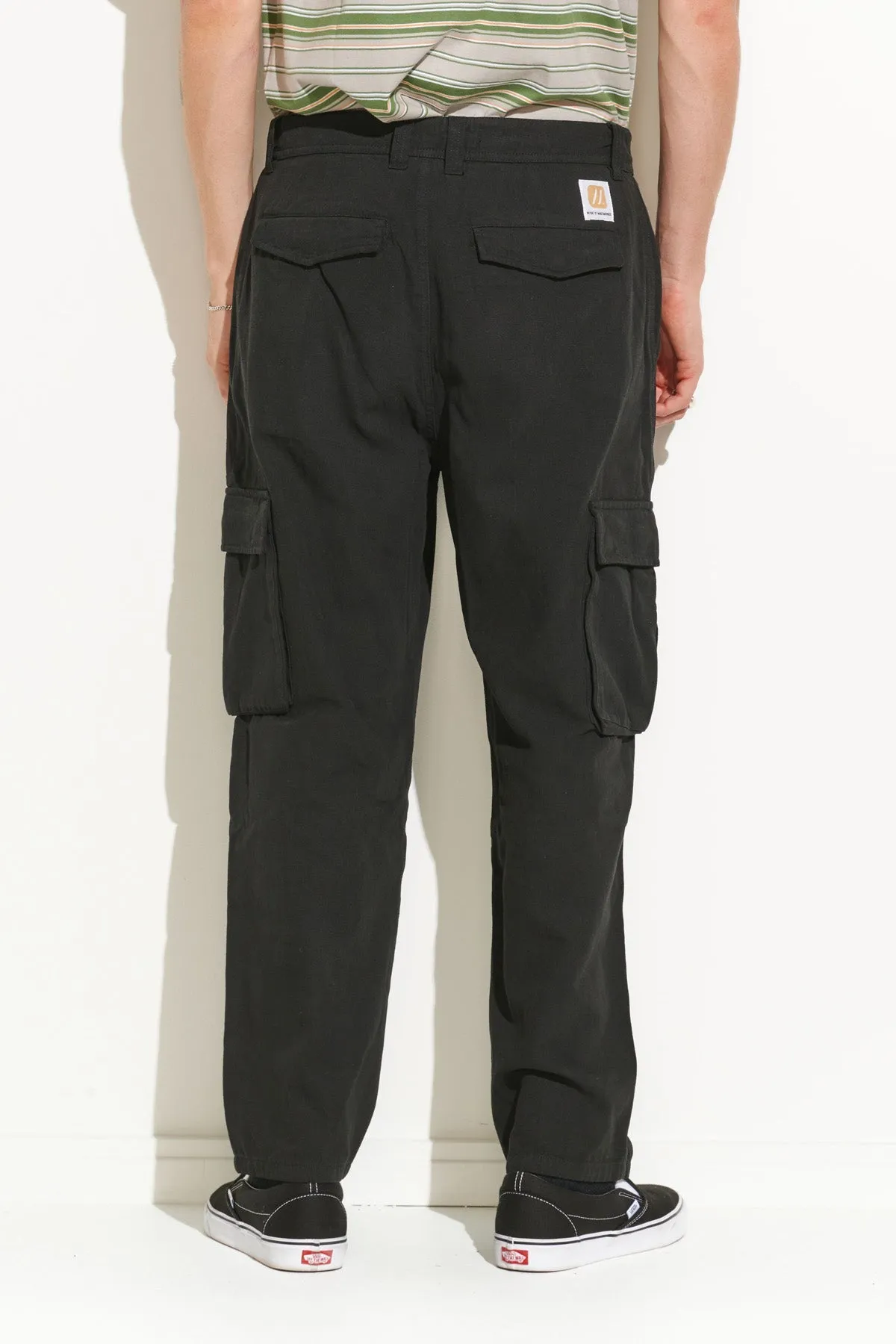 Green Onions Cargo Pant - Washed Black