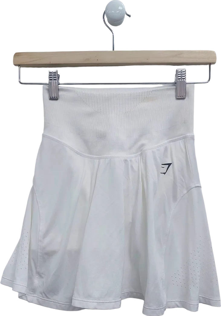 Gymshark White Skort XS