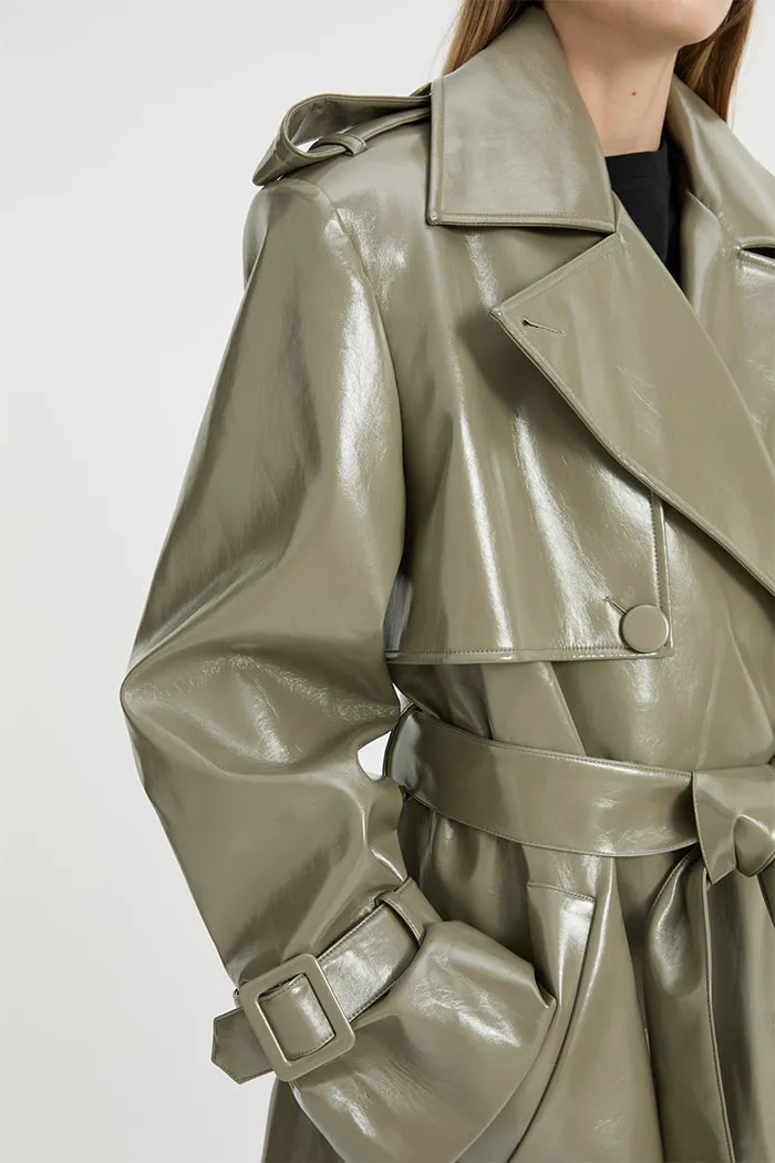 Hailey Trench Olive