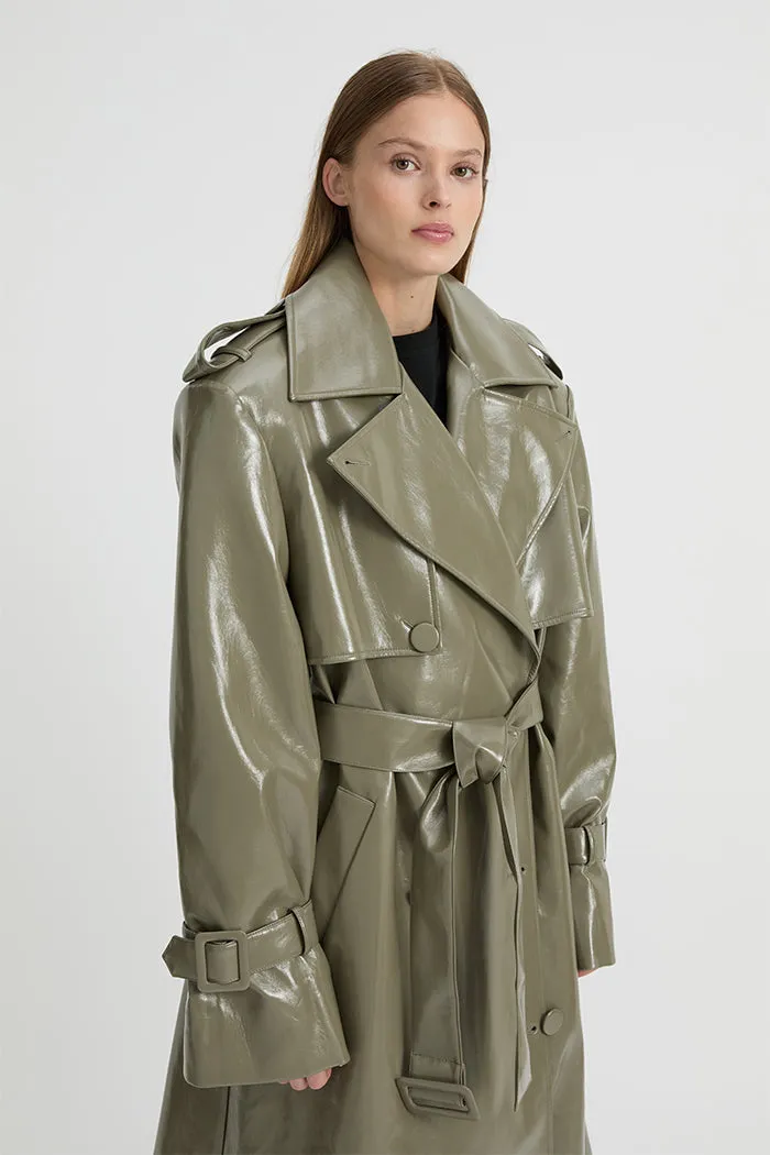 Hailey Trench Olive