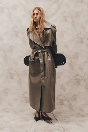 Hailey Trench Olive