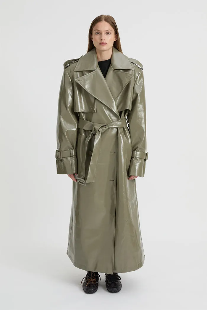 Hailey Trench Olive