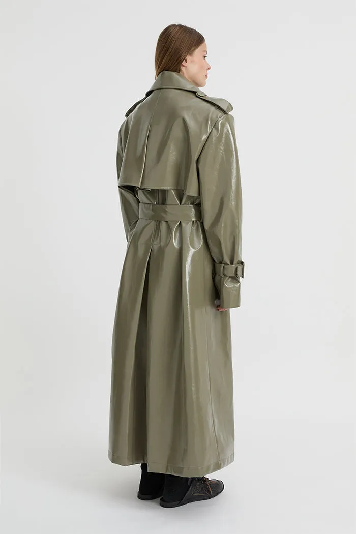 Hailey Trench Olive