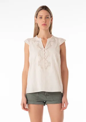 Hanna Embroidered Top