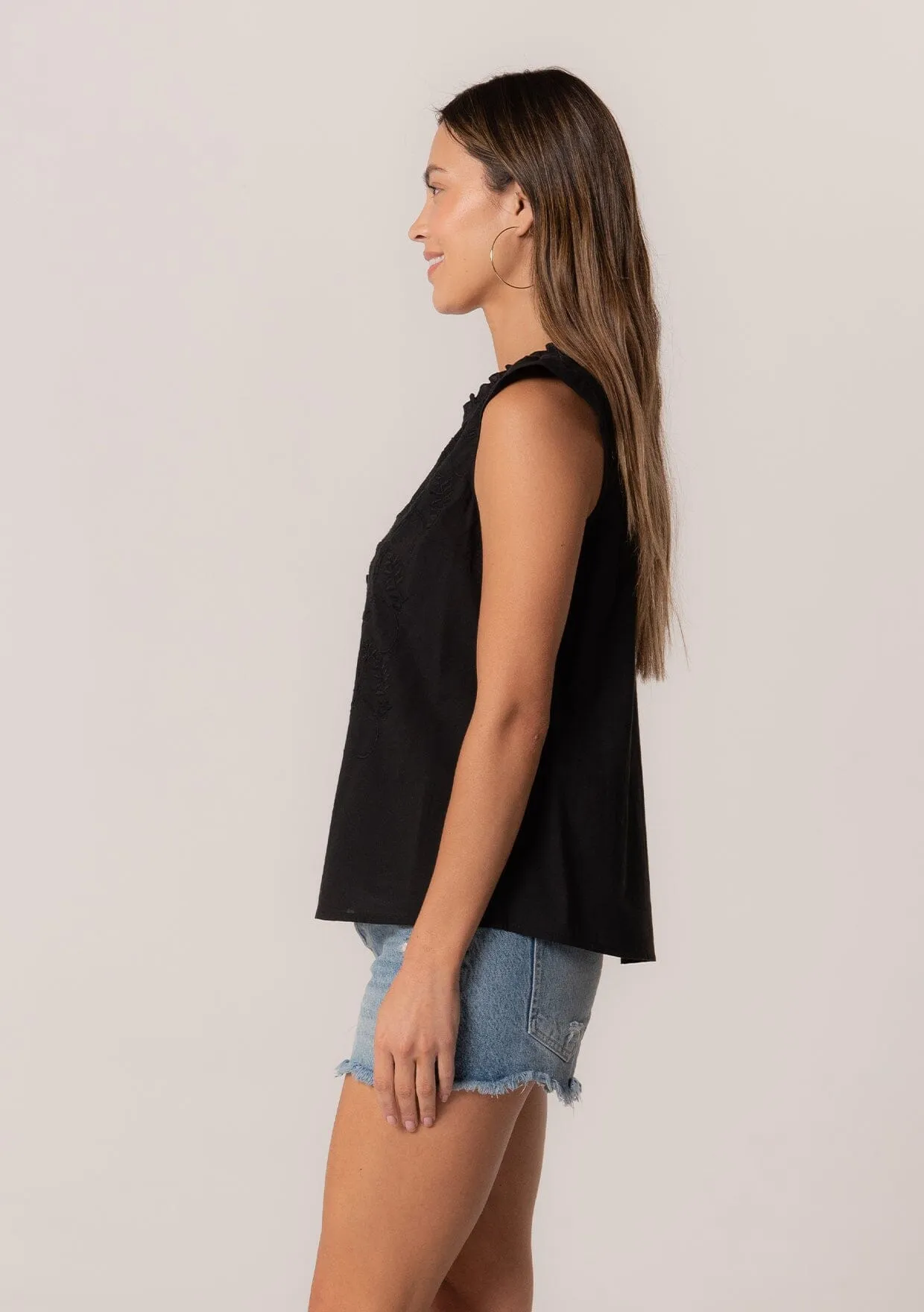 Hanna Embroidered Top