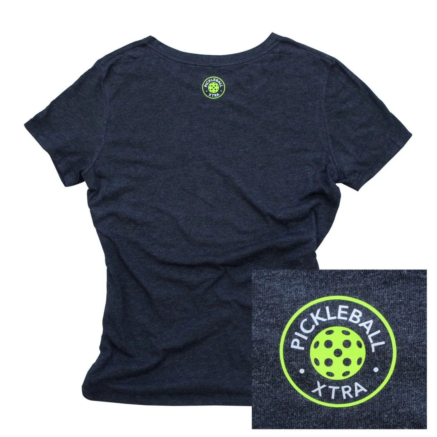 Happy People Play Pickleball Ladies T-Shirt - Vintage Casual Cotton Blend