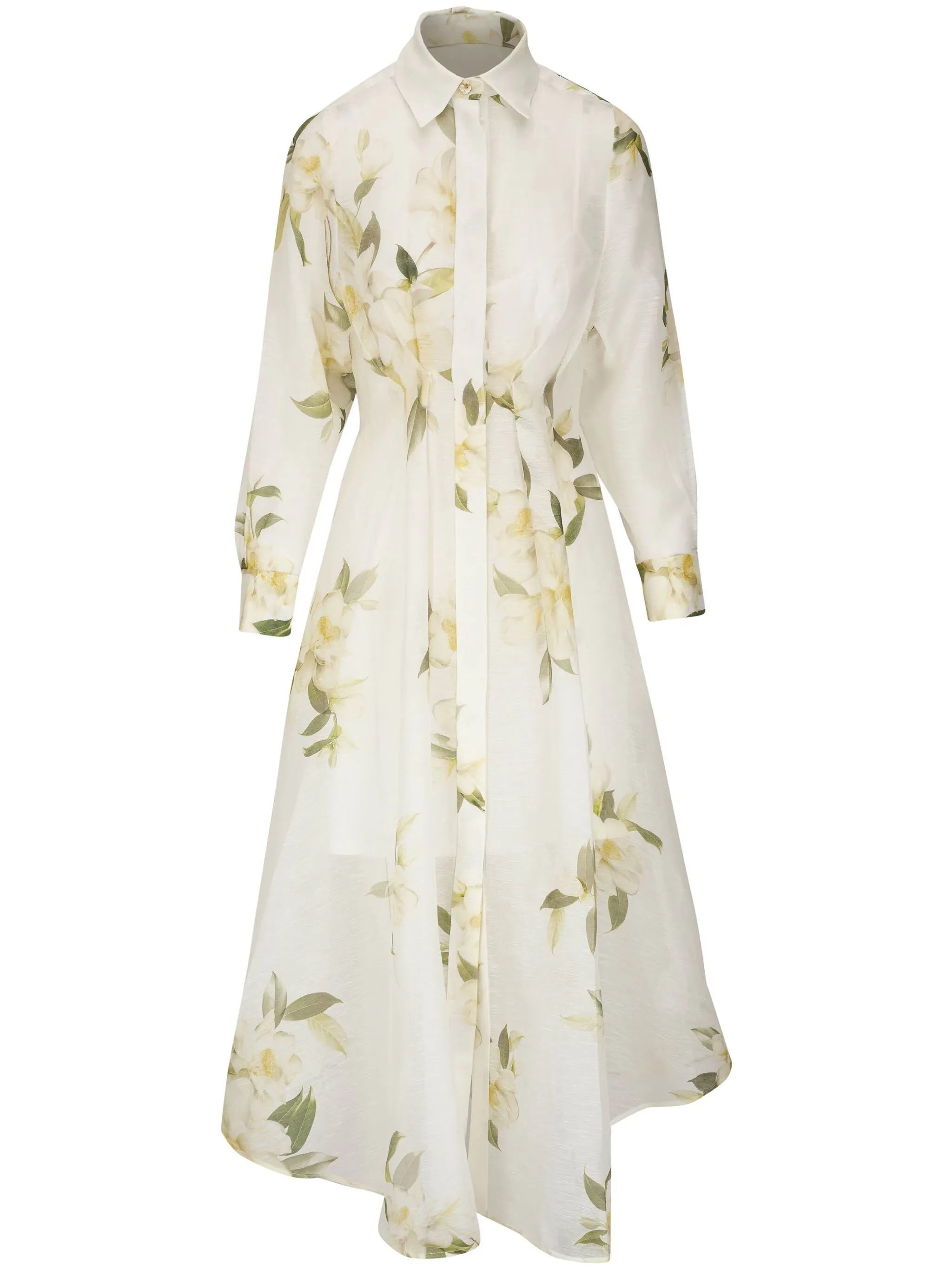 Harmony Draped Shirt Dress
