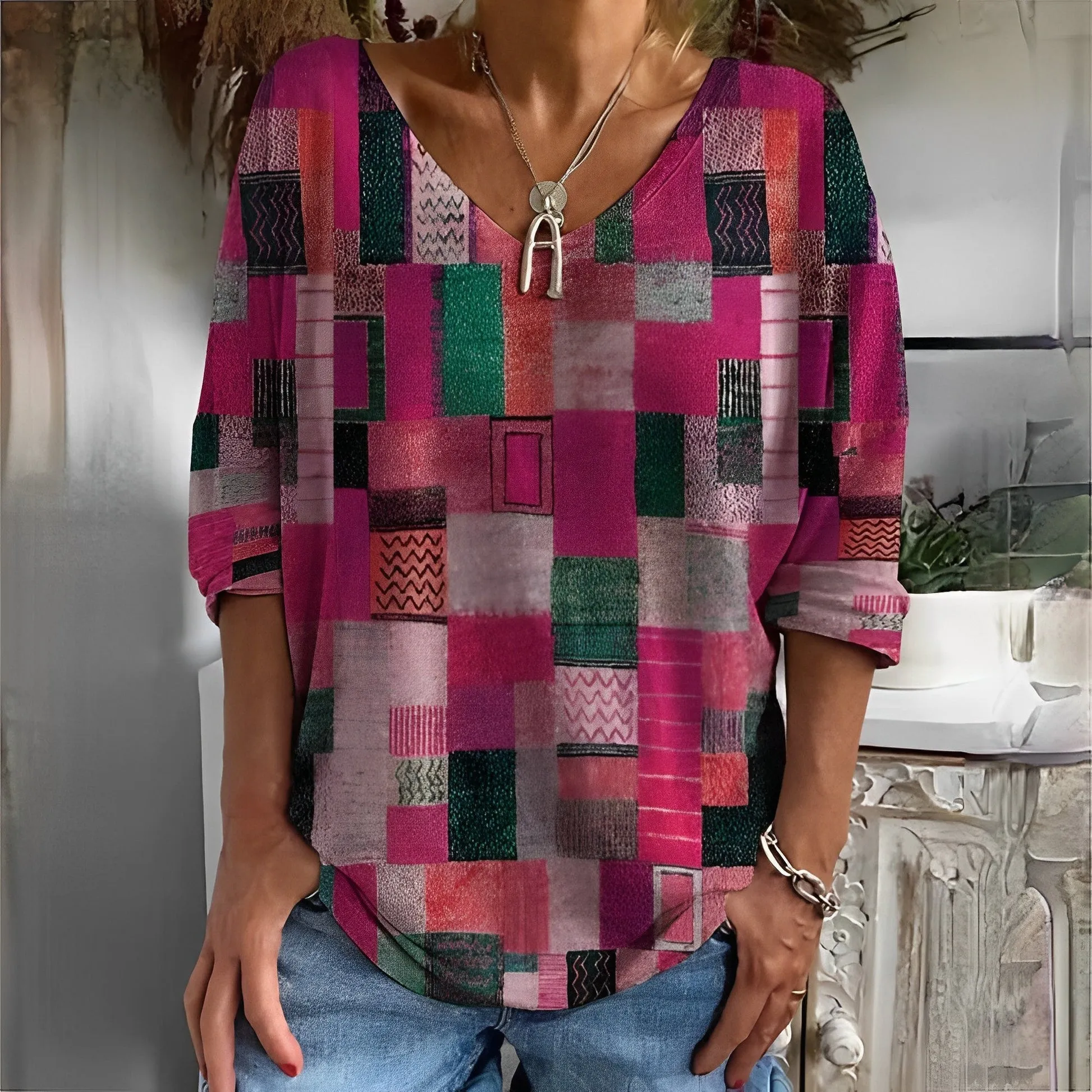 Harriet® | Vintage Block Pattern Shirt