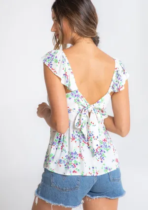 Hawthorn Flutter Sleeve Top