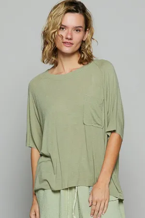 Hazel Blues® |  POL Round Neck Half Sleeve T-Shirt