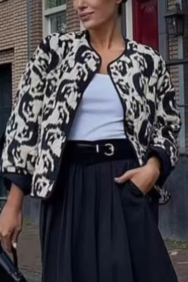 HCR1157 Urban Jungle Quilted Jacket Outerwear