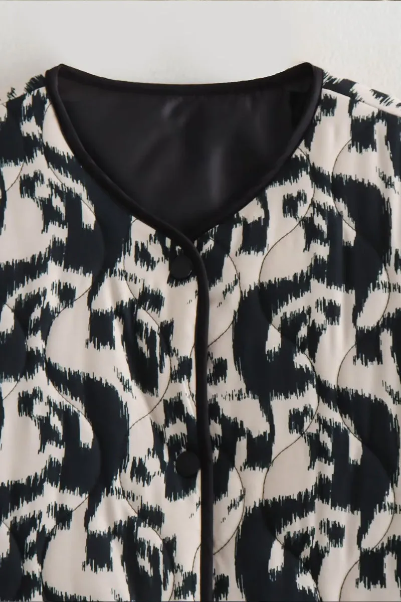 HCR1157 Urban Jungle Quilted Jacket Outerwear