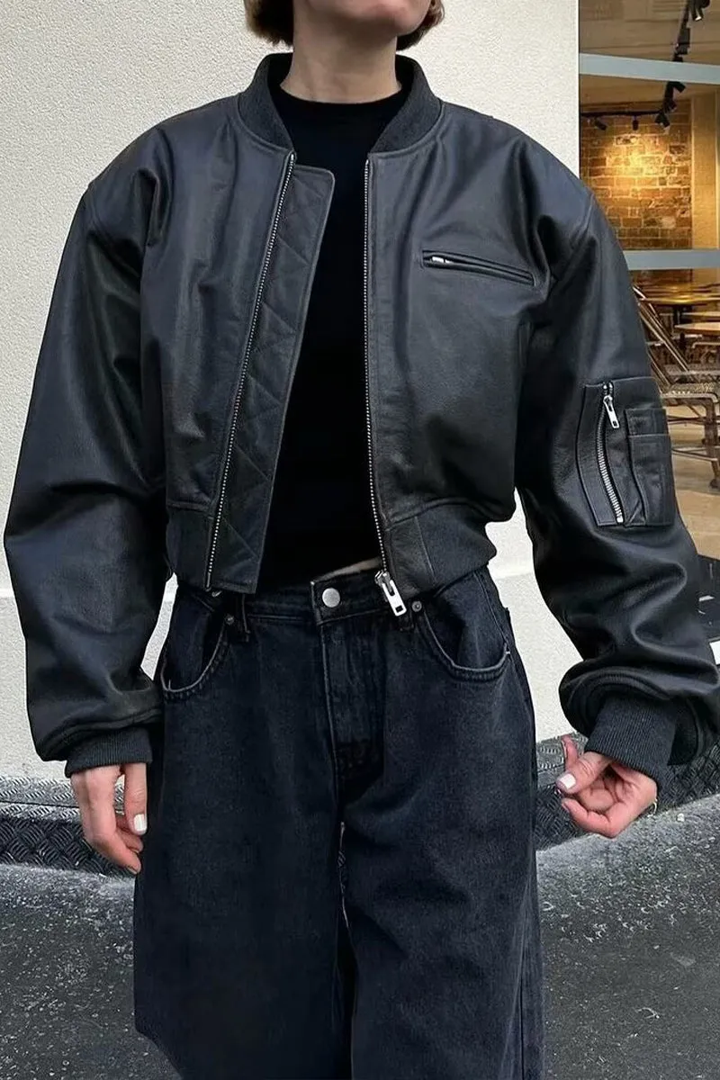HCS1103 Urban Maverick Leather Jacket Outerwear