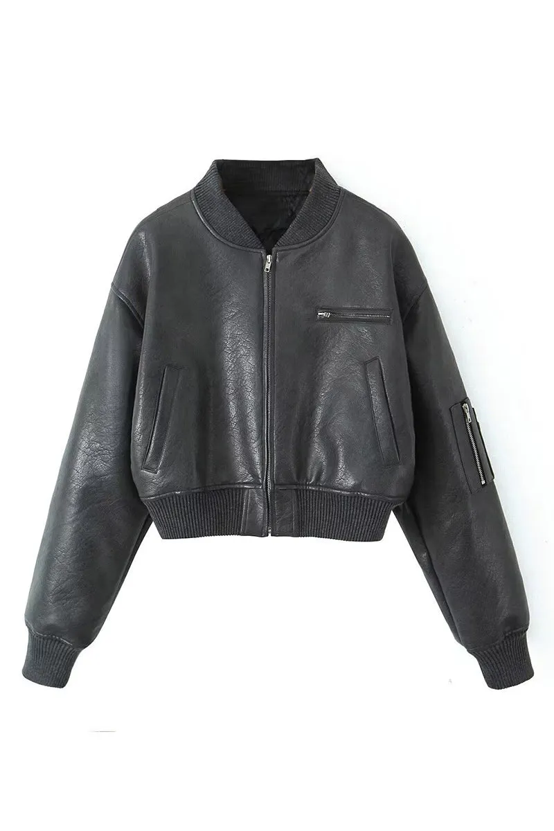 HCS1103 Urban Maverick Leather Jacket Outerwear