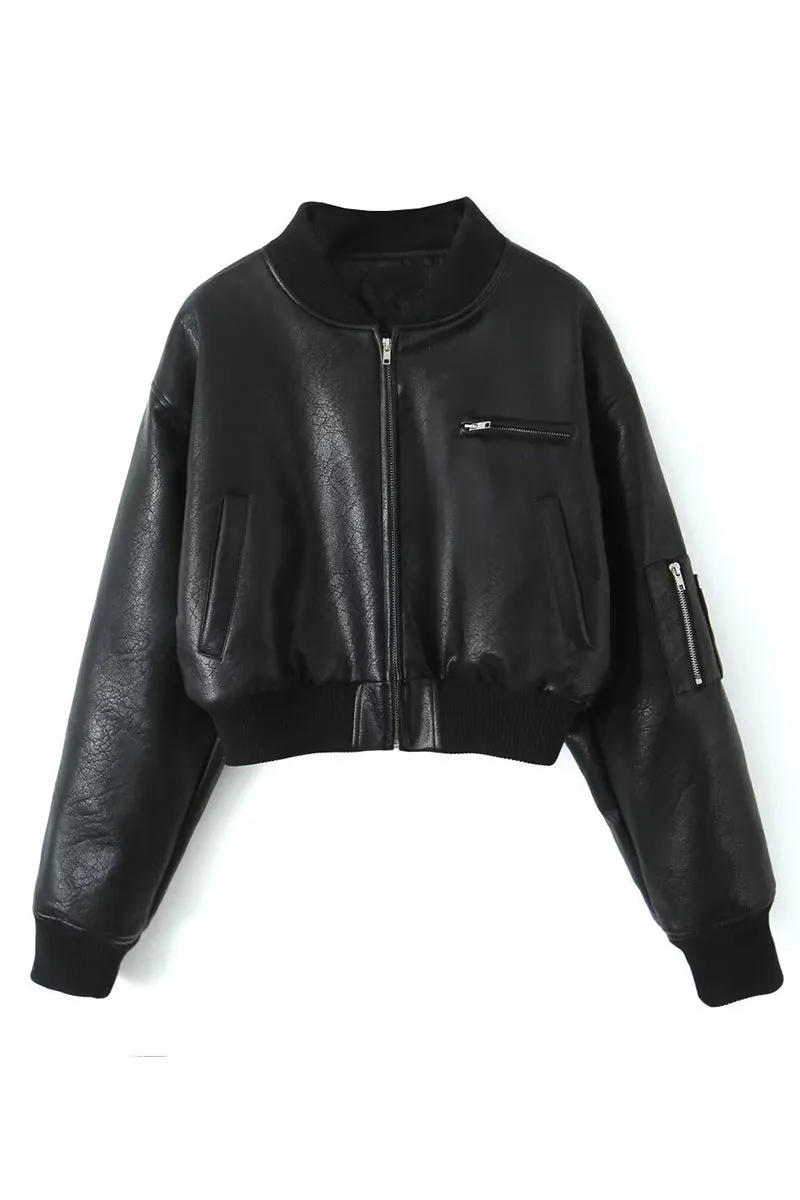 HCS1103 Urban Maverick Leather Jacket Outerwear