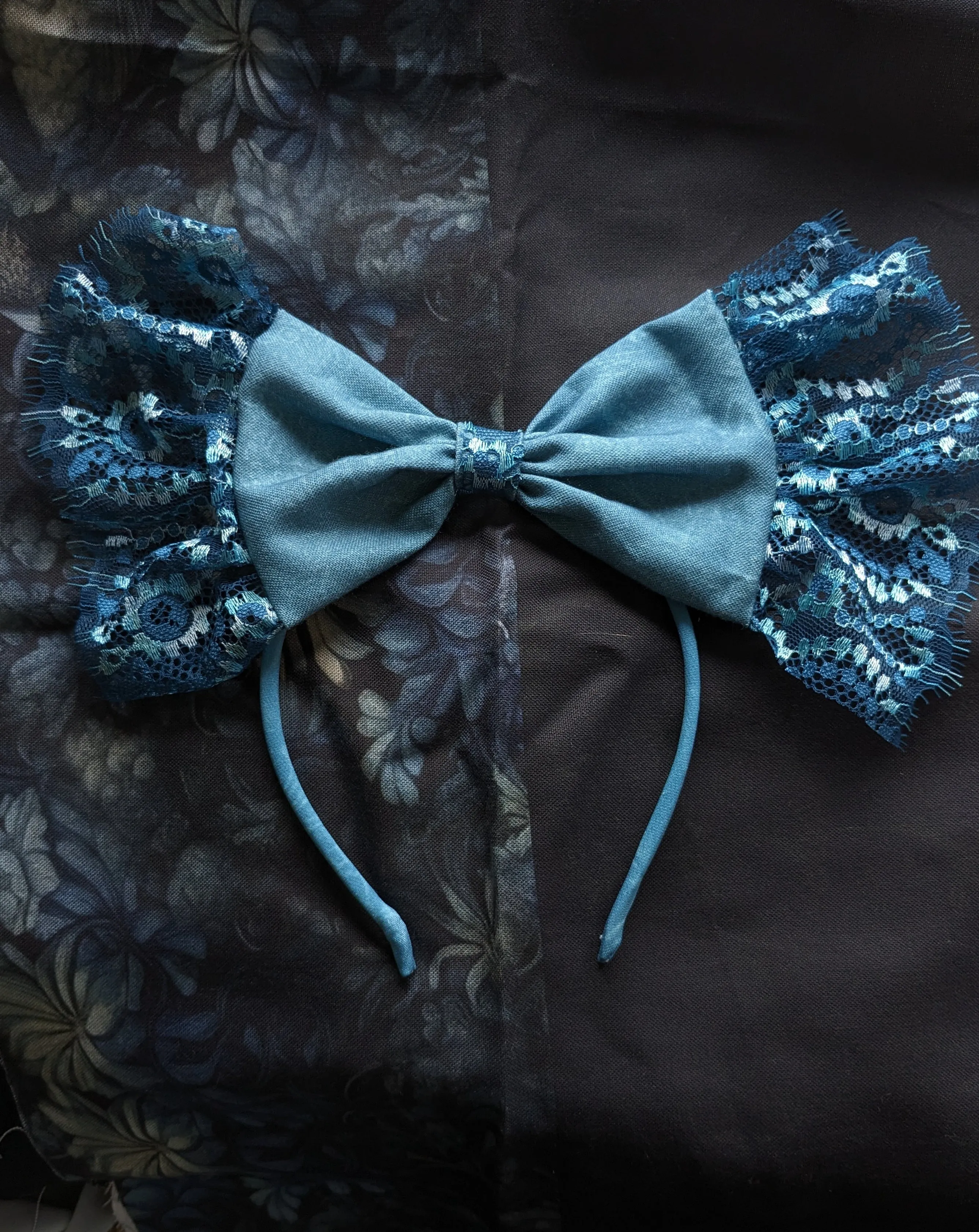 Headband Ocean (black, blue ,sea)