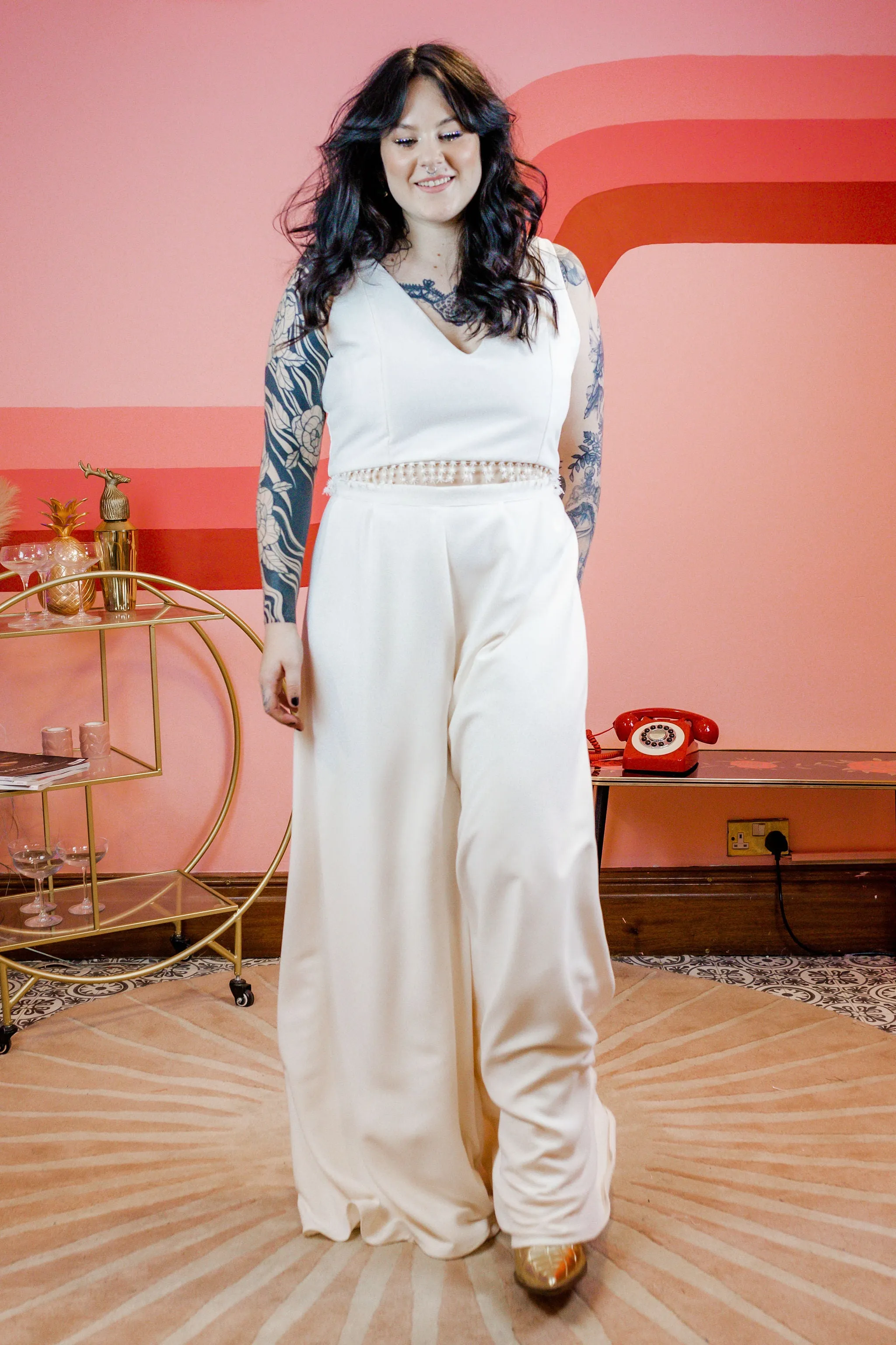 Hepburn star hem top