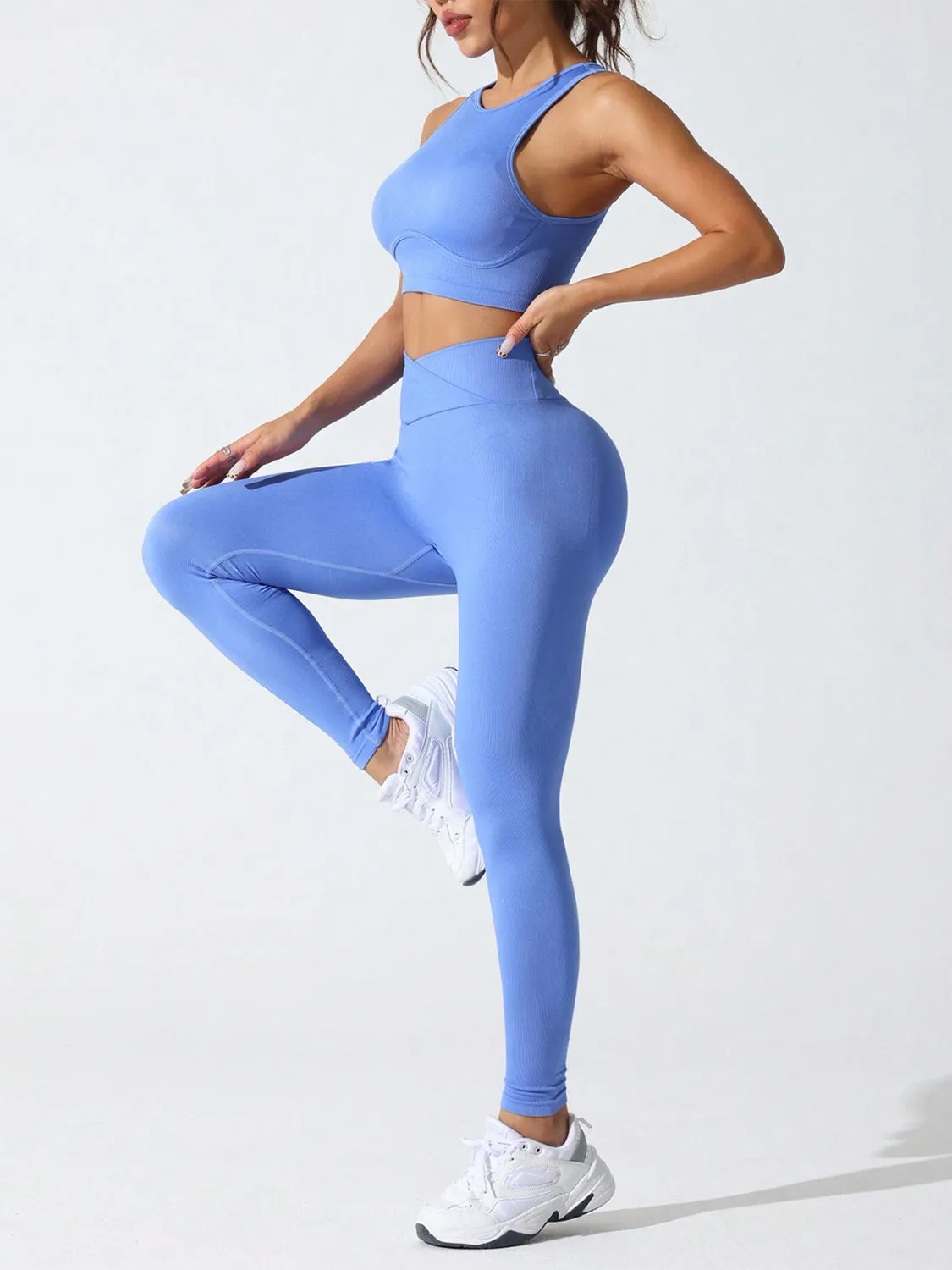 High Waist Leggings Activewear Set